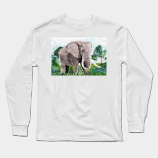 Elephant Long Sleeve T-Shirt